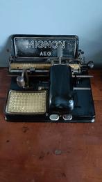 antieke typmachine, Ophalen