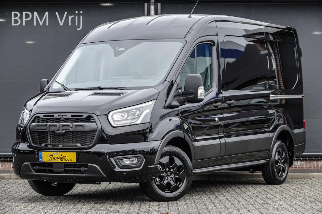 Ford Transit L2H2 2.0Tdci 130Pk | 310 | Raptor Edition | Vir, Auto's, Bestelauto's, Voorwielaandrijving, Stof, Zwart, 4 cilinders