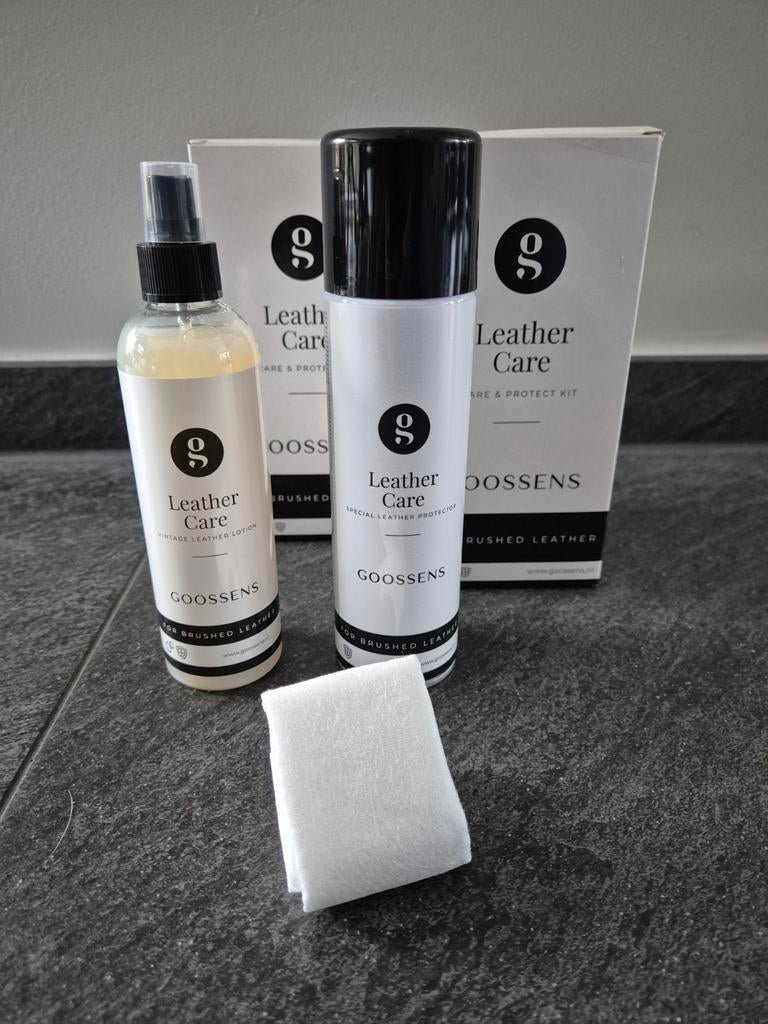 Leather care voor brushed leather - NIEUW leeronderhoud, Huis en Inrichting, Ophalen of Verzenden, Nieuw