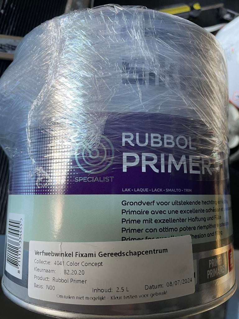 2,5 liter Sikkens Rubbol primer B2.20.20, Ophalen of Verzenden, Nieuw, Rood
