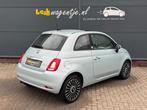 Fiat 500 1.0 Hybrid Launch Ed. *carplay *navi *climate *16, Voorwielaandrijving, Gebruikt, Zwart, Leder en Stof