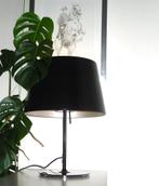 Hoogglans Zwarte Tafellamp, Ophalen, 50 tot 75 cm, Industrieel design, Zo goed als nieuw