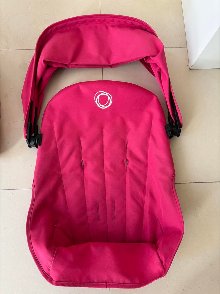 Bugaboo Cameleon zitje met zonnekap - fuchsia Roze, Ophalen of Verzenden, Gebruikt, Kinderwagen, Bugaboo