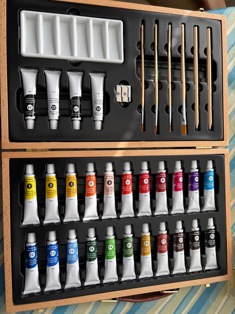 Schilders kist ongebruikt, Ophalen, Nieuw, Acrylverf