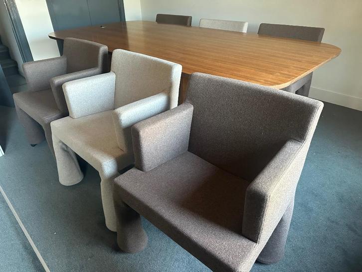 Moooi Marcel Wanders, Huis en Inrichting, Stoelen, Gebruikt, Vijf, Zes of meer stoelen, Stof, Bruin, Ophalen