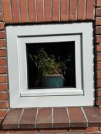 Partij witte en groene kozijnen, diverse afmetingen, Doe-het-zelf en Verbouw, Kozijnen en Schuifpuien, Kunststof, Gebruikt, Raamkozijn