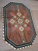 Marokkaanse oud ingelegd dienblad, Ophalen of Verzenden