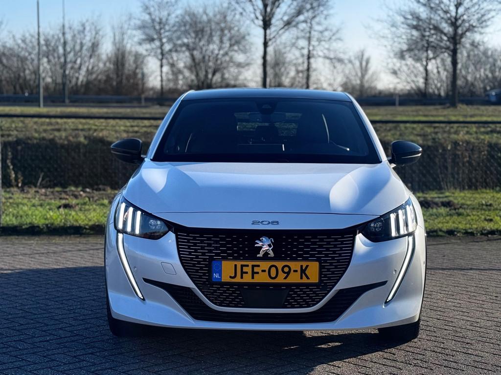 Peugeot 208 1.2 GT-Line+Automaat+Carplay+Virtual+Sfeerverlic, Auto's, 101 pk, Gebruikt, Euro 6, Wit