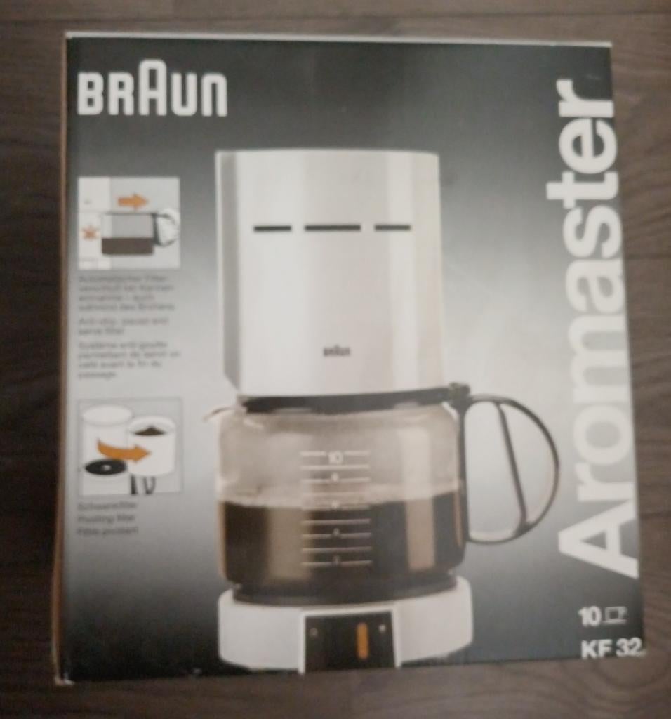 Braun koffiezetter wit, Ophalen, Overige modellen, 10 kopjes of meer, Nieuw