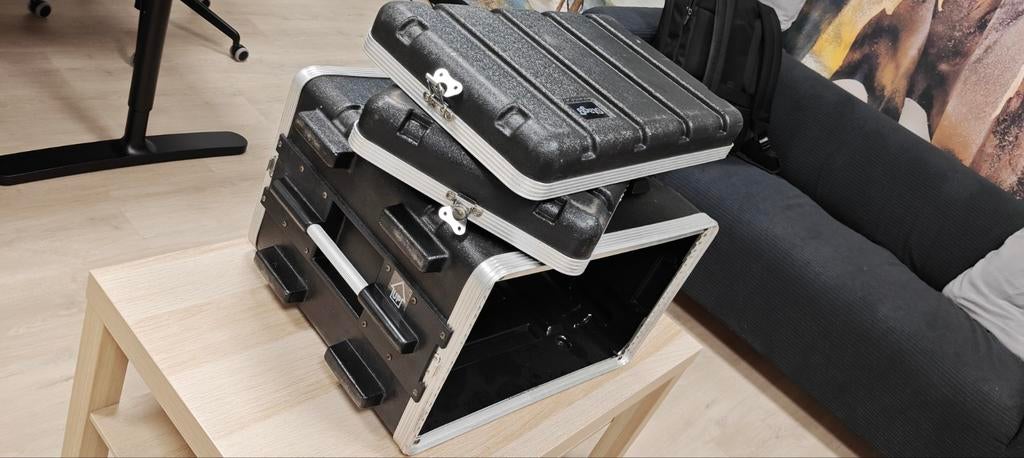 Stagg Flightcase 6HE - Robuuste Rack Case voor Apparatuur, Ophalen of Verzenden, Gebruikt, Speaker of Versterker, Flightcase