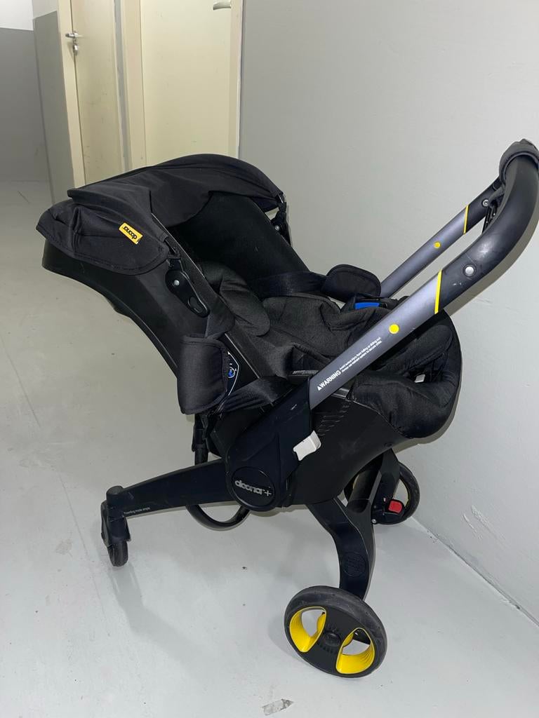 Doona i nitro black met veel extra’s, Zo goed als nieuw, Combiwagen, Verstelbare duwstang, Ophalen