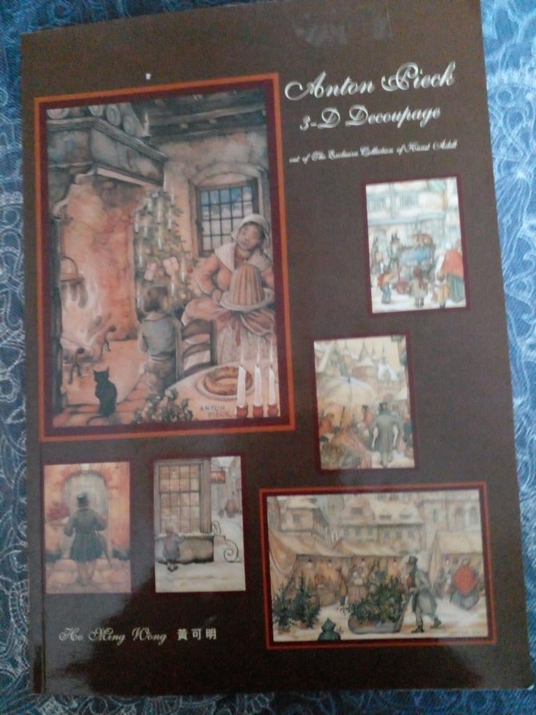 Anton Pieck 3-D Decoupage Knutselboek, Hobby en Vrije tijd, Knutselen, Gebruikt, Meerkleurig, Ophalen of Verzenden, Papier of Karton