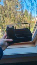 Zwarte gootsteen organizer met zeepdispenser, Ophalen of Verzenden, Zo goed als nieuw