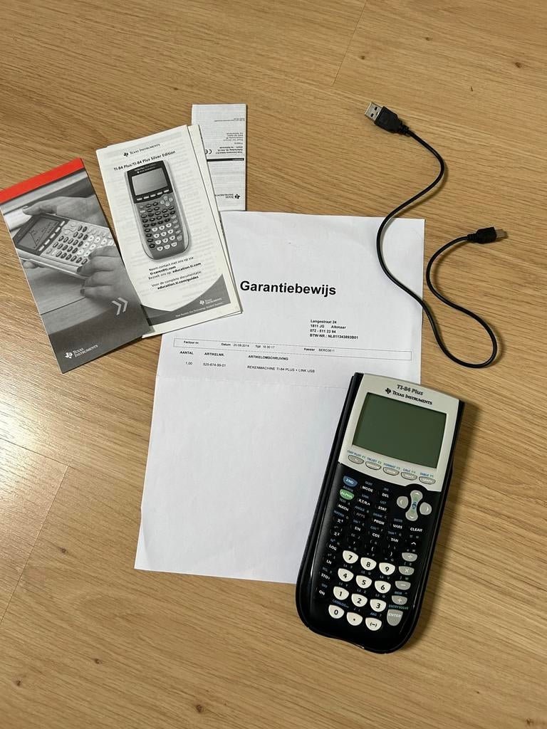 Rekenmachine TI-84 Plus, Ophalen of Verzenden, Zo goed als nieuw