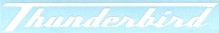 Triumph Thunderbird sticker #4, Motoren, Accessoires | Stickers, Ophalen of Verzenden