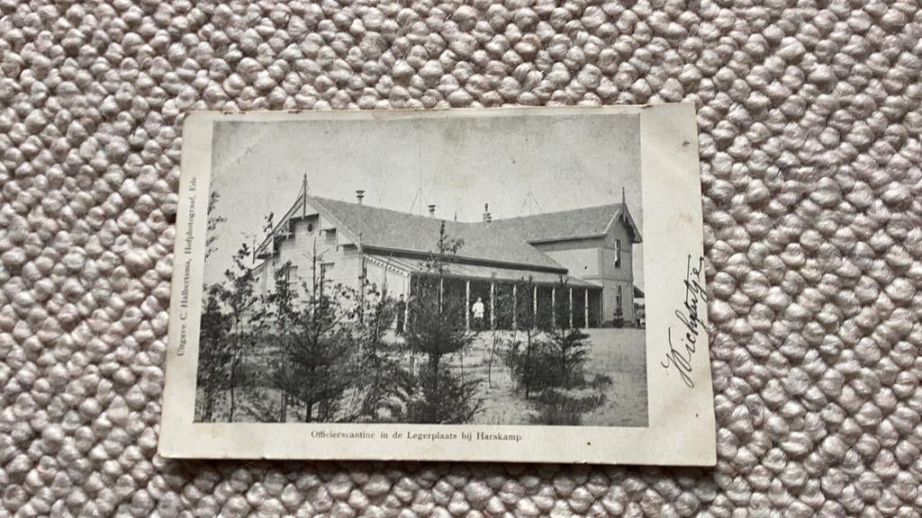 Ansichtkaart Officierscantine Legerplaats Harskamp 963, Ophalen of Verzenden, Voor 1920, Ongelopen, Gelderland
