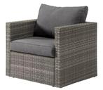 Wicker lounge fauteuil tuinstoel Vinci  nieuw met kussens, Ophalen of Verzenden, Nieuw, Wicker