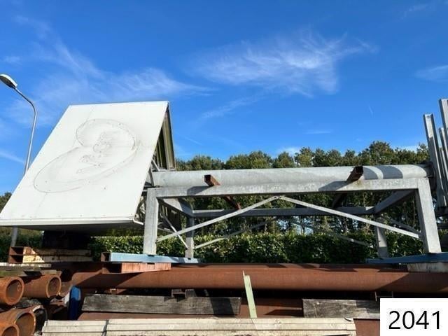 2040. Mast / reclamemast / bord / zuil, Ophalen, Gebruikt, Reclamebord