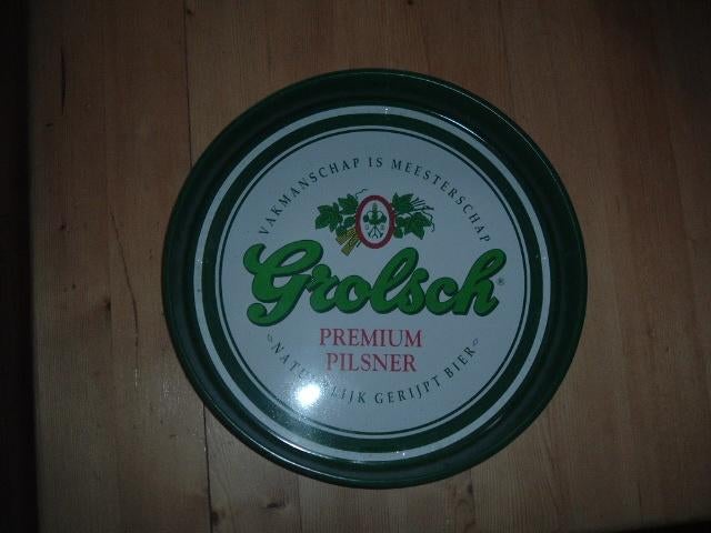 Grolsch dienblad (nr.1), Ophalen of Verzenden, Zo goed als nieuw, Overige typen, Grolsch