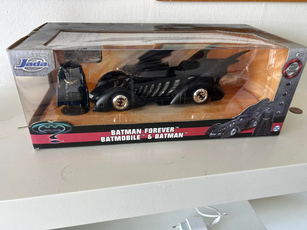 Batman Forever Batmobile & Batman - Jada Die-Cast, Overige merken, Auto, Groter dan 1:32, Nieuw