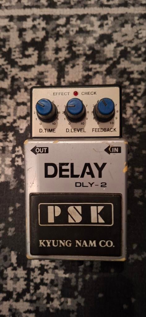 PSK DLY-2 Delay pedaal VINTAGE 80"s, Ophalen of Verzenden, Gebruikt, Delay of Echo
