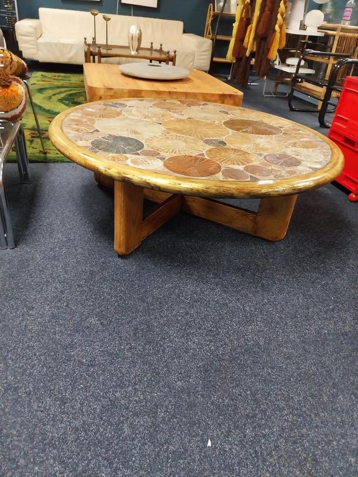 60’s Deense salontafel, design Tue Poulsen voor Haslev, Antiek en Kunst, Antiek | Meubels | Tafels, Ophalen