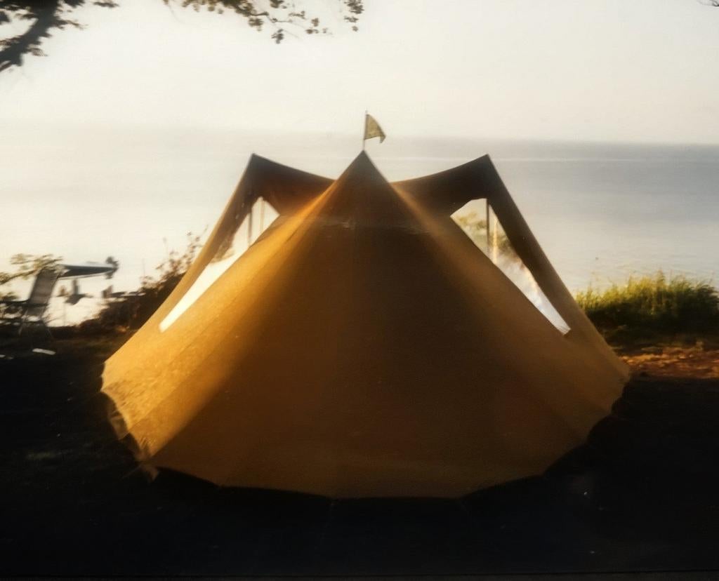 Erdman Schmidt, Dino, zeldzame eenstokker, Caravans en Kamperen, Tenten, tot en met 3, Gebruikt, Ophalen