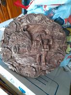 oud gips wand bord, Ophalen