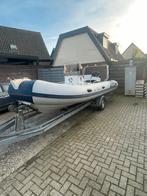 Mooie YAM 550R RIB met 115 pk mecury, Watersport en Boten, 70 tot 120 pk, Zo goed als nieuw, Benzine, Overige materialen