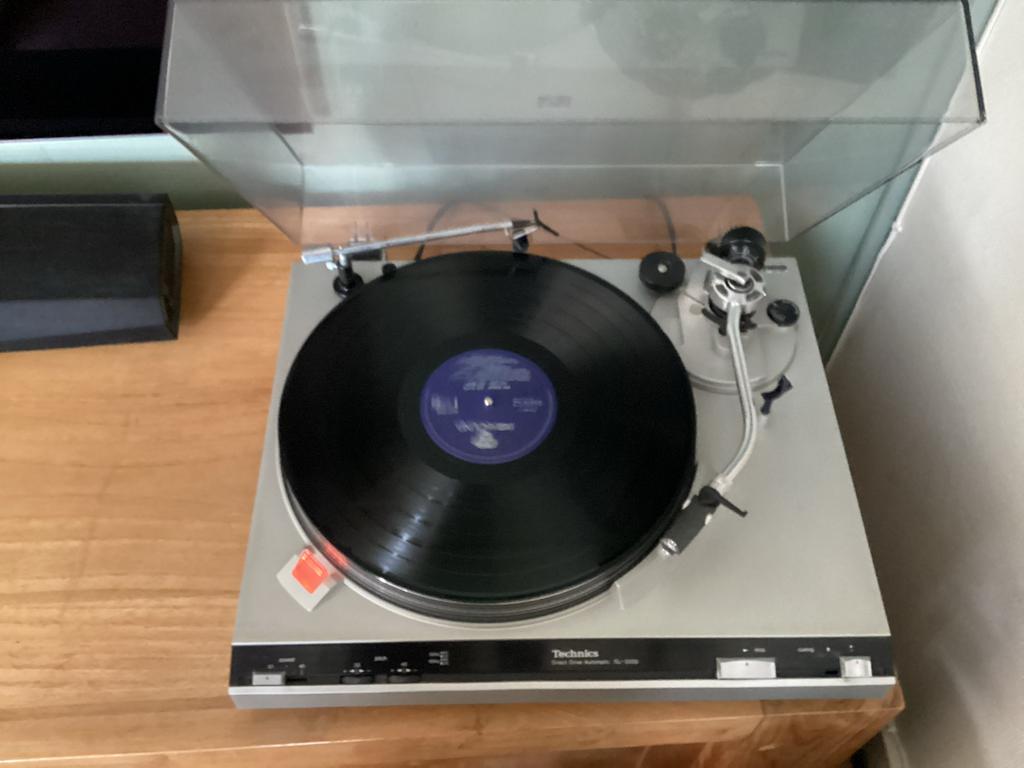 Technics SL-D202 Direct Drive Automatische Platenspeler, Gebruikt, Pitch-regelaar, Ophalen of Verzenden, Platenspeler