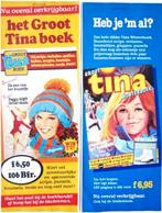 6 vintage reclames Tina groot boek - winterboek 1980, Ophalen of Verzenden, Gebruikt, Overige typen