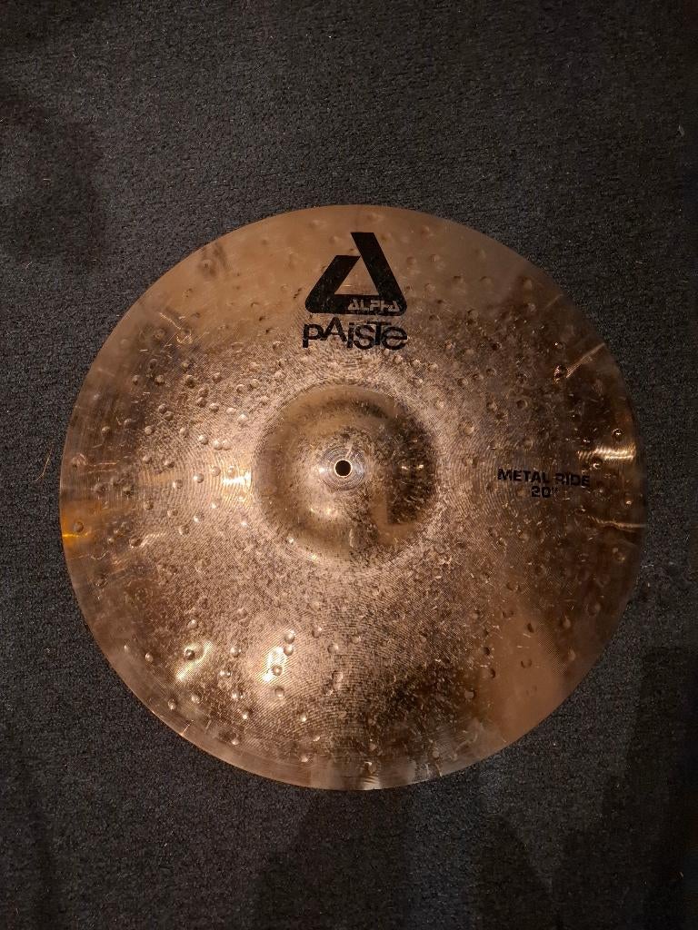 Paiste alpha 20 inch metal ride voor uw drumstel, Muziek en Instrumenten, Ophalen of Verzenden, Gebruikt, Drums of Percussie