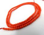 Streng bloedkoraal 40 cm, Ophalen of Verzenden, Overige materialen, Ketting, Met edelsteen