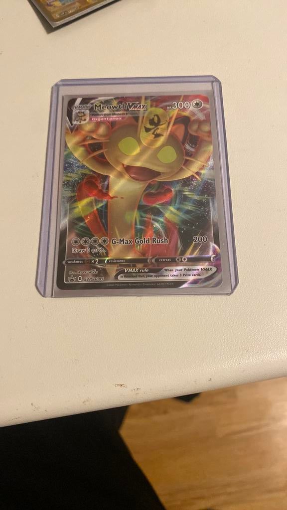 Meowth VMAX, Ophalen of Verzenden, Zo goed als nieuw