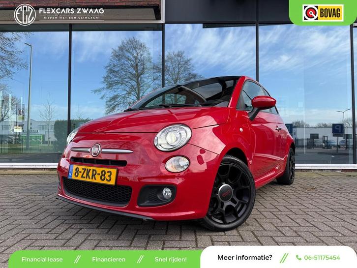 Fiat 500 0.9 TwinAir Turbo 500S - Climate -ToTone - Half Led, Auto's, Fiat, Bedrijf, Te koop, ABS, Airbags, Airconditioning, Bluetooth