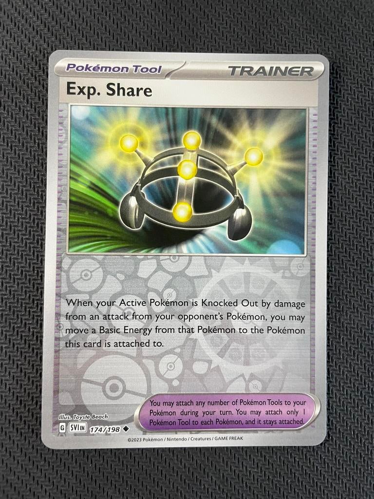 Exp. Share 174/198 Reverse Holo Scarlet & Violet Packfresh, Verzenden, Zo goed als nieuw
