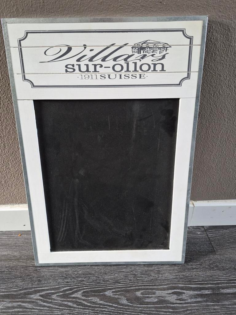Krijtbord "Villars sur Ollon" - Decoratief, Ophalen, Gebruikt