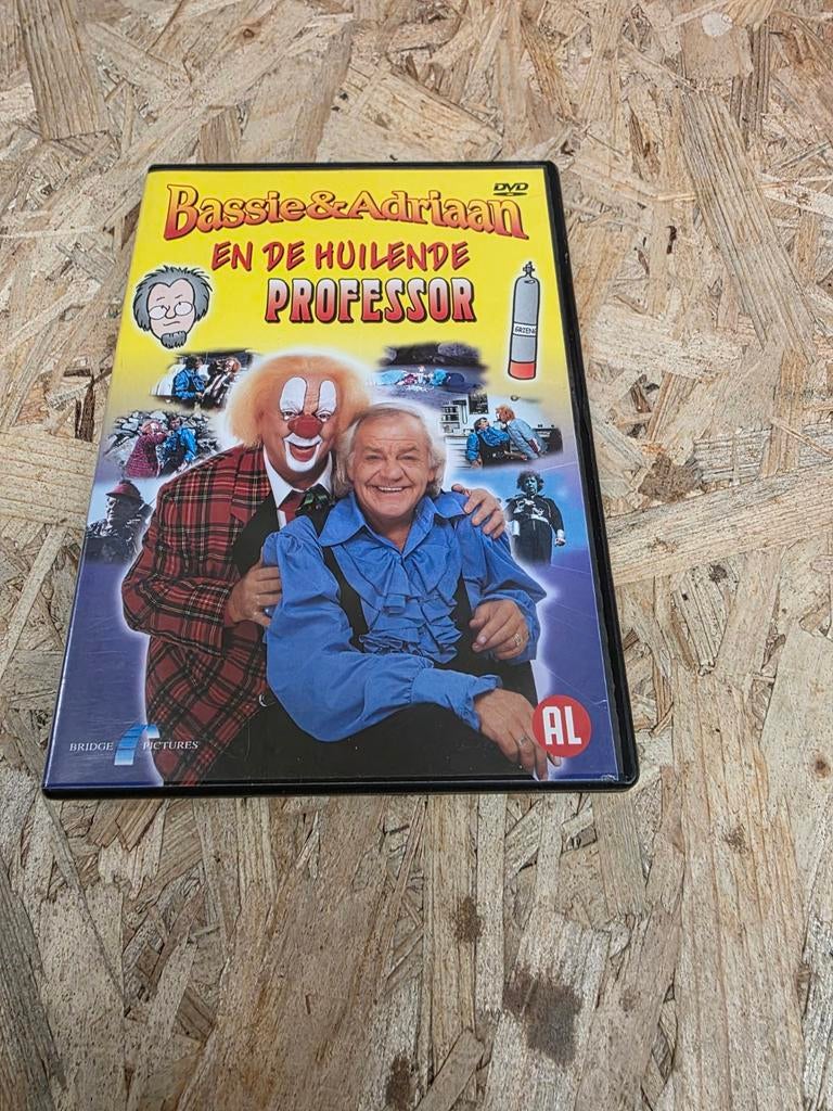 Bassie en adriaan huilende professor, Cd's en Dvd's, Dvd's | Kinderen en Jeugd, Alle leeftijden, Ophalen, Zo goed als nieuw