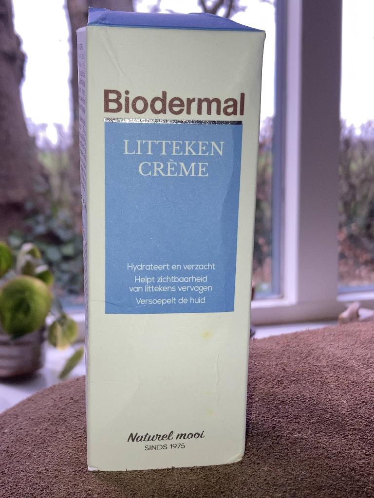 Biodermal litteken creme, Ophalen of Verzenden, Zo goed als nieuw, Gehele gezicht, Verzorging