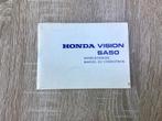 Honda Vision SA50 Instructieboekje / Handleiding, Ophalen of Verzenden, Gebruikt, Overige typen