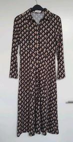 Lange jurk met print - travelstof Maat M, Ophalen of Verzenden, Zo goed als nieuw, Maat 38/40 (M), Onder de knie