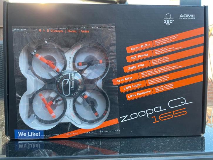 Zoopa Q 165 Drone, Audio, Tv en Foto, Drones, Zo goed als nieuw, Speelgoeddrone, Geen camera, Overige merken, Minder dan 250 gram