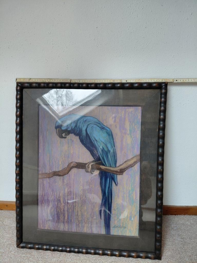 Mooi krijttekening., Antiek en Kunst, Ophalen