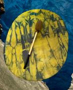 OVERGEDRAGEN sjamanendrum nubische Geit 52 cm 4e chakra, Ophalen of Verzenden, Nieuw, Trommel