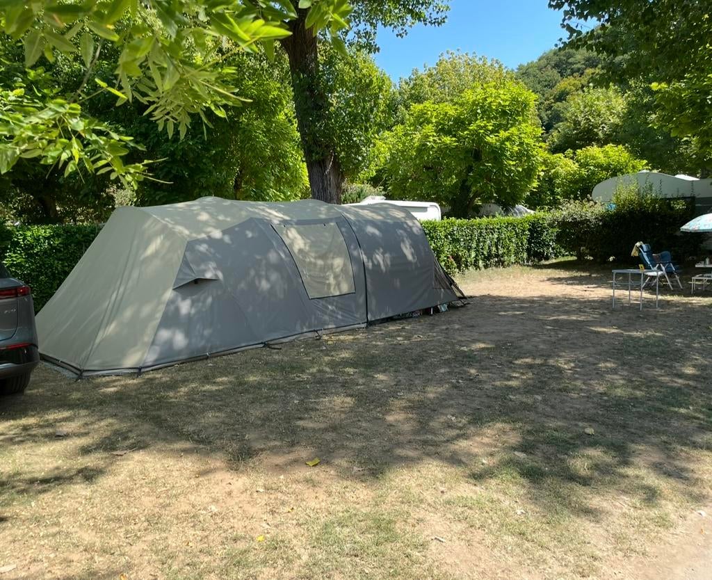 Falco Havik 3500 tunneltent – compleet – goed onderhouden, Caravans en Kamperen, Ophalen, Gebruikt, Tot en met 4