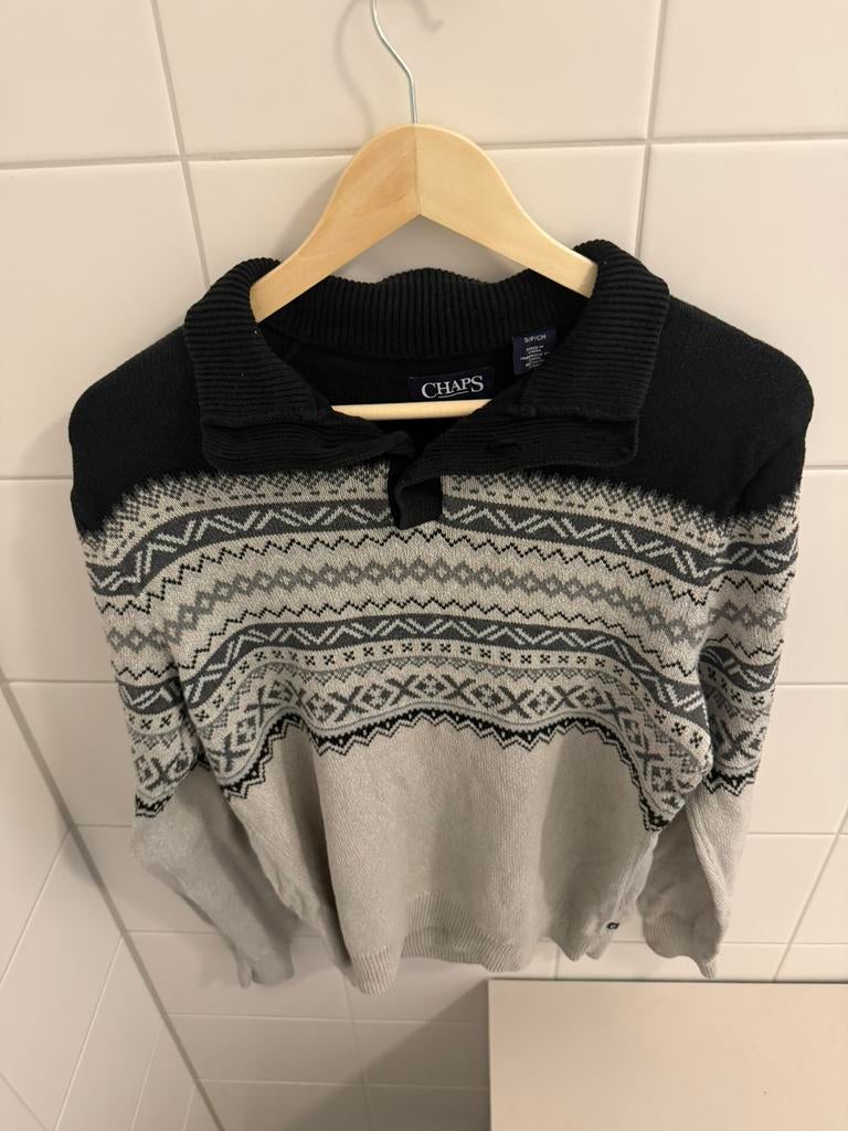 chaps by ralph lauren trui, Verzenden, Gedragen, Maat 52/54 (L), Zwart