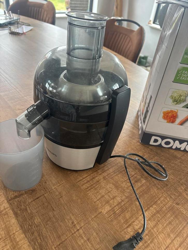 Philips elektrische sapcentrifuge, Witgoed en Apparatuur, Juicers, Gebruikt, Sapcentrifuge, Elektrisch, Ophalen