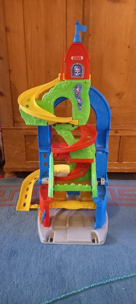 Fisher-Price Little People Wheelies Racebaan, Ophalen, Gebruikt, Speelset