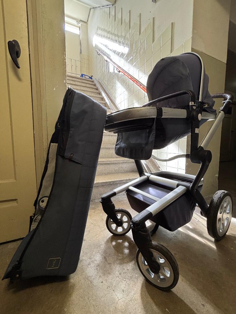Joolz kinderwagen met regenhoezen, babyset en oudere set, Gebruikt, Verstelbare duwstang, Combiwagen, Ophalen