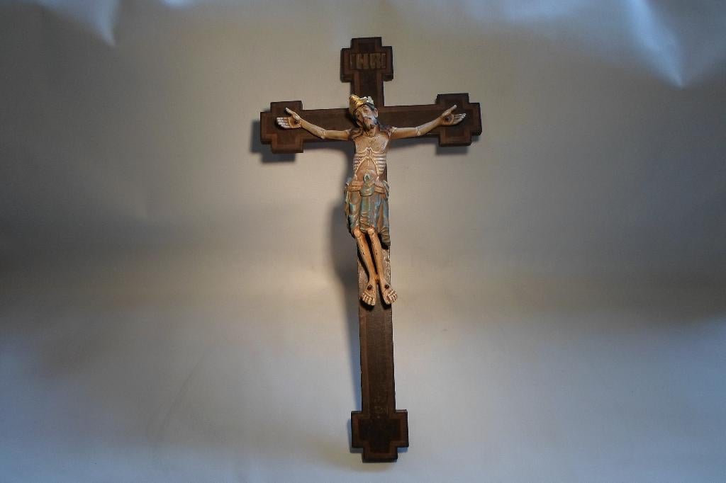 Oberammergau Crucifix, Antiek en Kunst, Ophalen of Verzenden